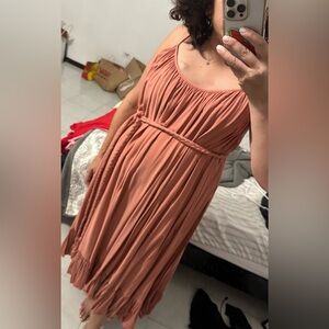 Elegant blush Sleeveless Dress